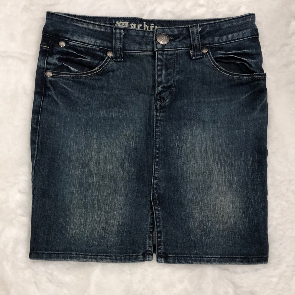 Machine Denim pencil skirt